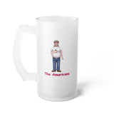 The Amuricans Frosted Glass Beer Mug