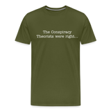 Conspiracy Theorists - olive green