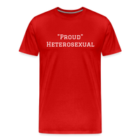 Proud Heterosexual - red