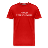 Proud Heterosexual - red