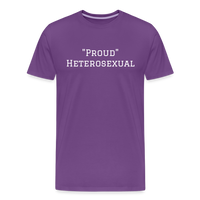 Proud Heterosexual - purple