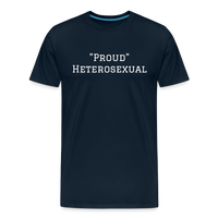 Proud Heterosexual - deep navy