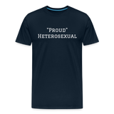 Proud Heterosexual - deep navy