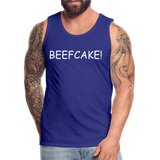 BeefCake Tank Top - royal blue