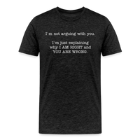 I'm not arguing with you - charcoal grey