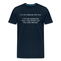 I'm not arguing with you - deep navy