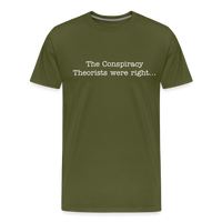Conspiracy Theorists - olive green