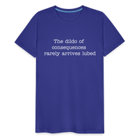 Consequences t-shirt - royal blue