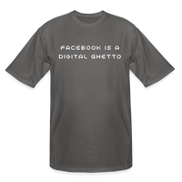 Facebook is a Digital Ghetto - charcoal